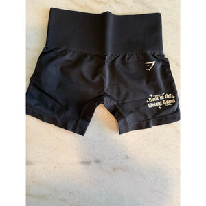 Women's Gymshark Black Built In The Weight Room Athletic Shorts XS